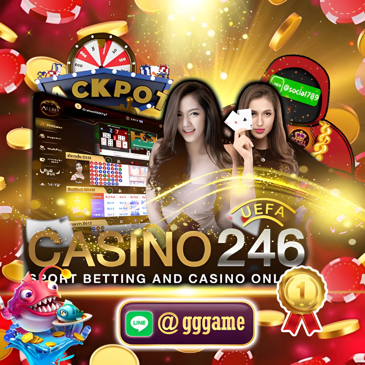 Casino246 สมัครเปิด Member คาสิ โน ออนไลน์ ง่าย ๆ เล่นแล้วรวย